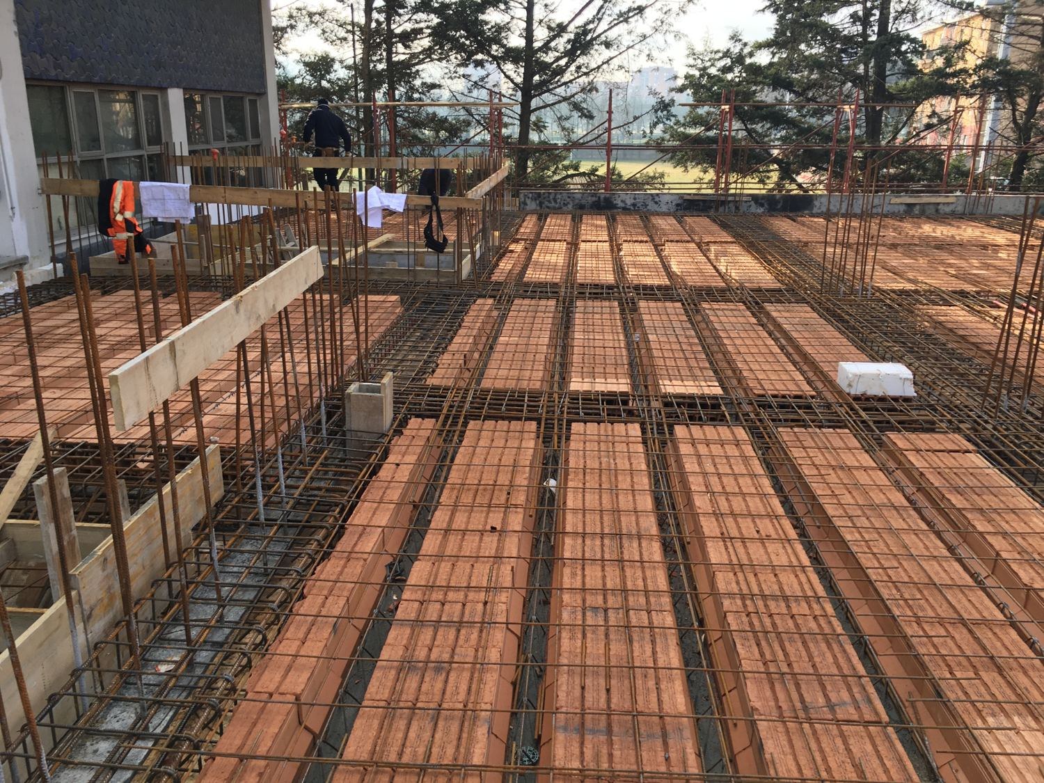 Solai in costruzione